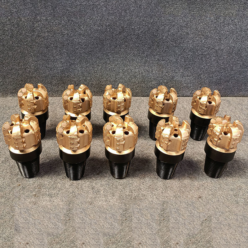 89mm 5 PDC 드릴 비트 설계 광업 응용 프로그램에서 부드럽고 중간 부드러운 형식에 맞춤